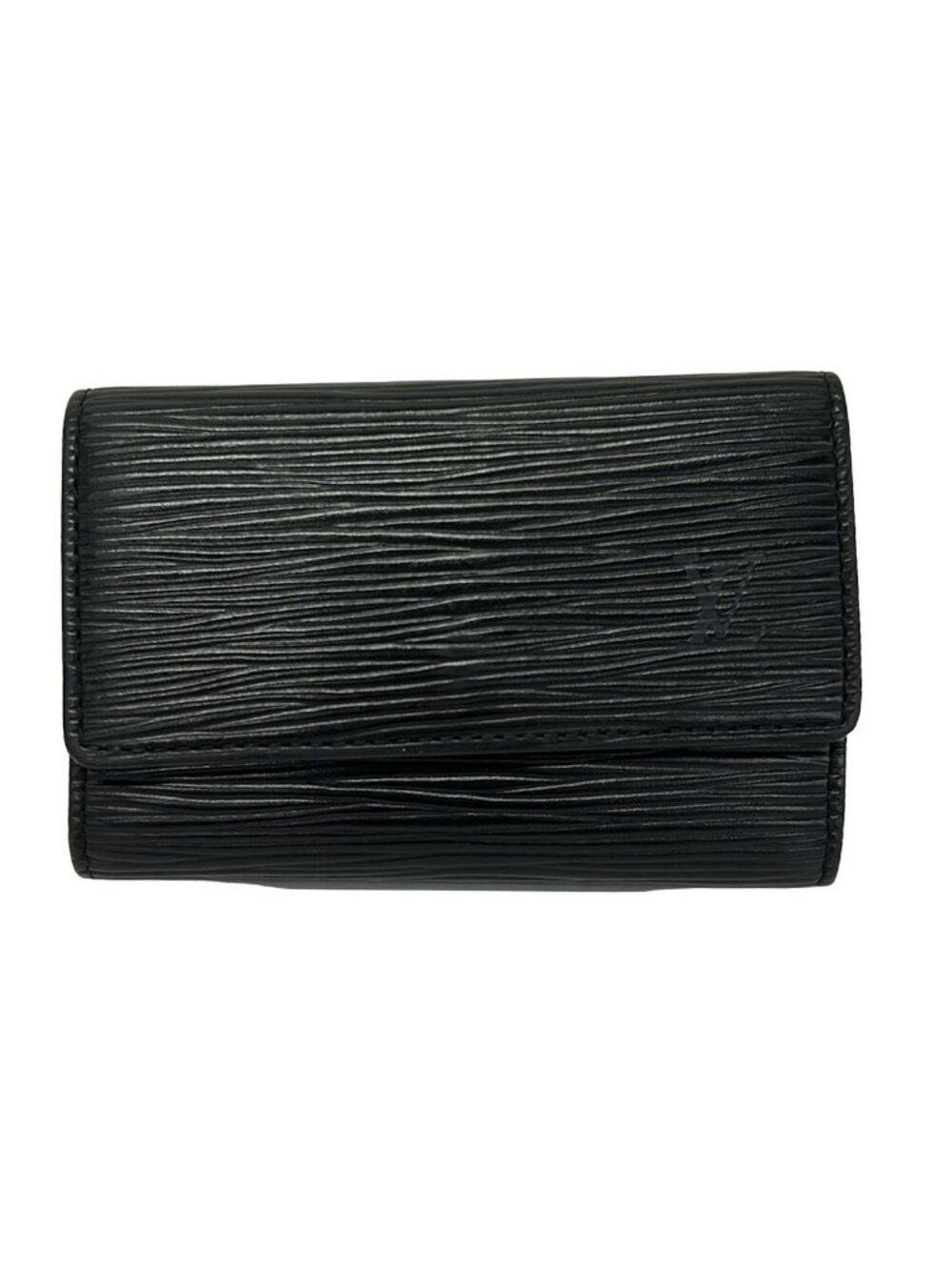 Louis Vuitton Key Case Epi Multicles 6 Noir Leather Key Holder Coin Purse
